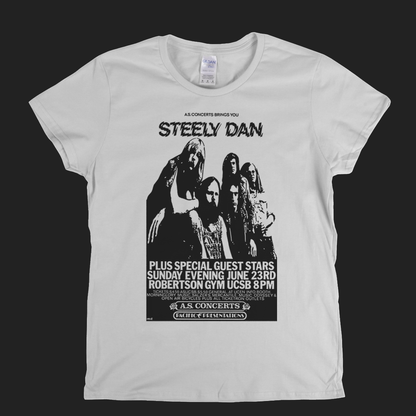 Steely Dan Concert Poster Womens T-Shirt