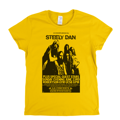 Steely Dan Concert Poster Womens T-Shirt