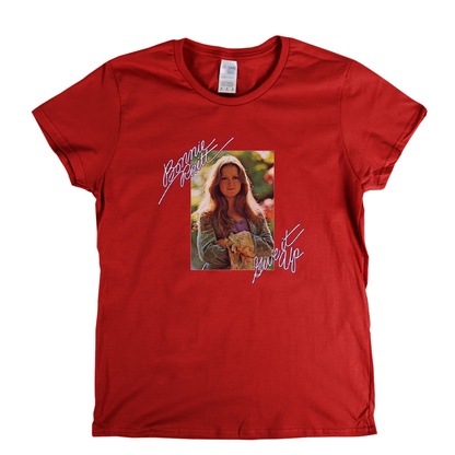 Bonnie Raitt Give It Up Womens T-Shirt