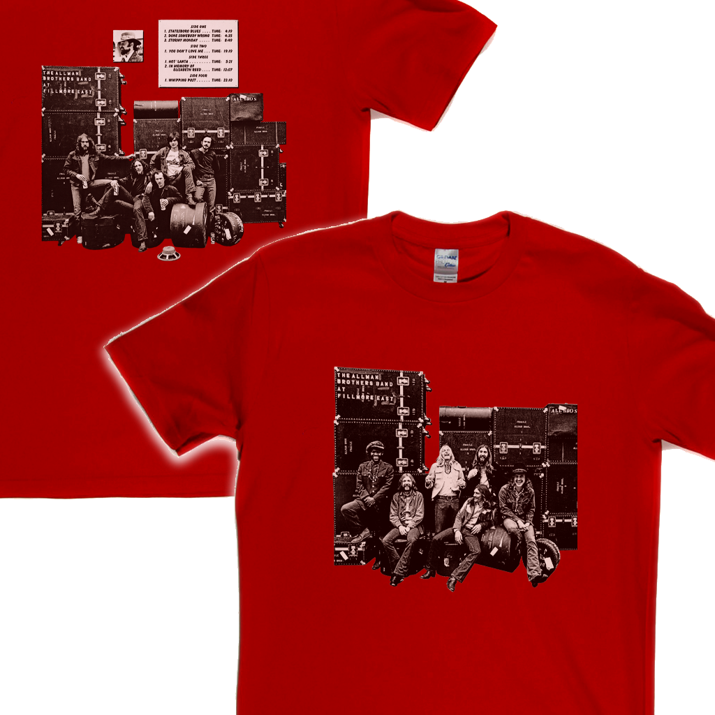 The Allman Brothers Band Live At The Fillmore East Front & Back T-Shirt