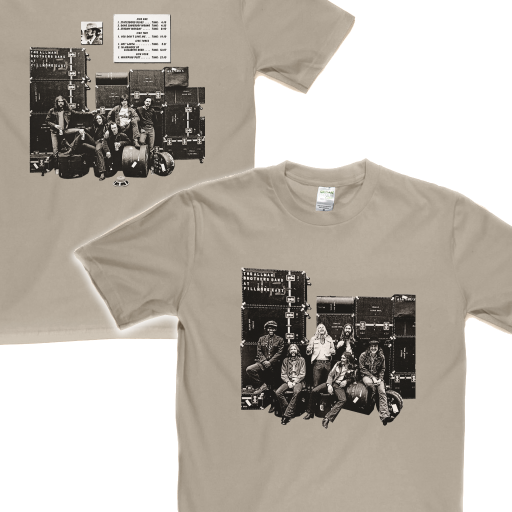 The Allman Brothers Band Live At The Fillmore East Front & Back T-Shirt