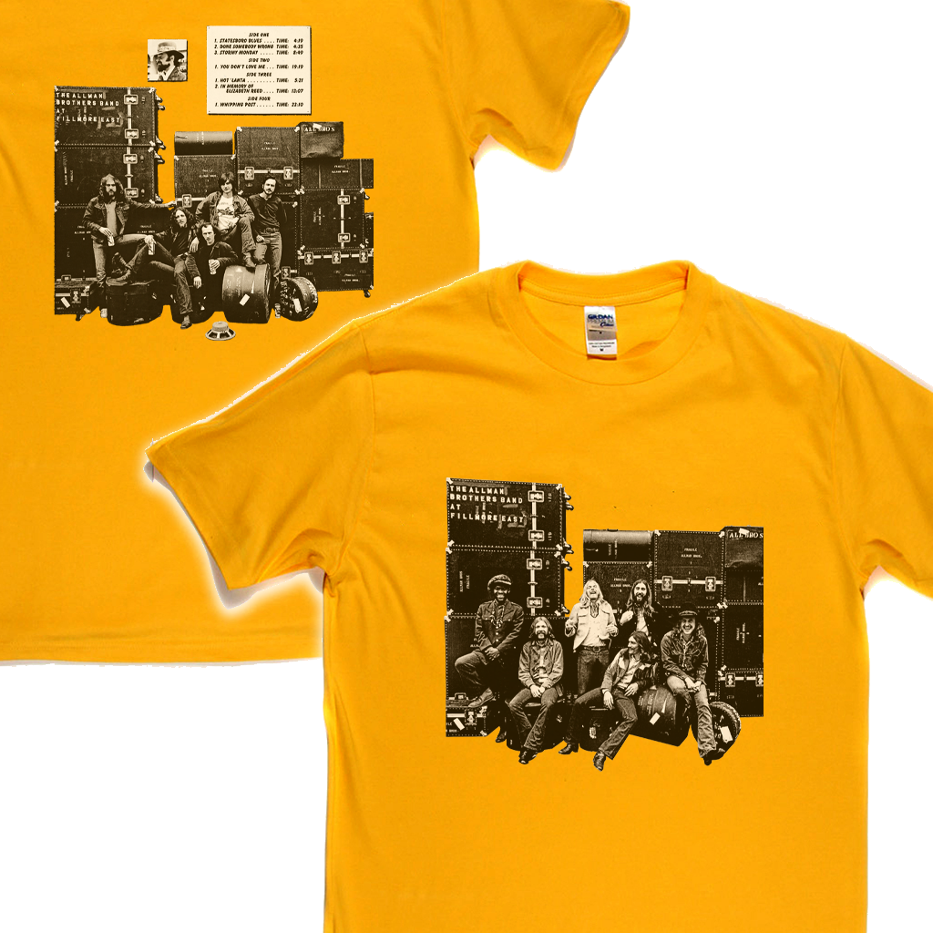 The Allman Brothers Band Live At The Fillmore East Front & Back T-Shirt