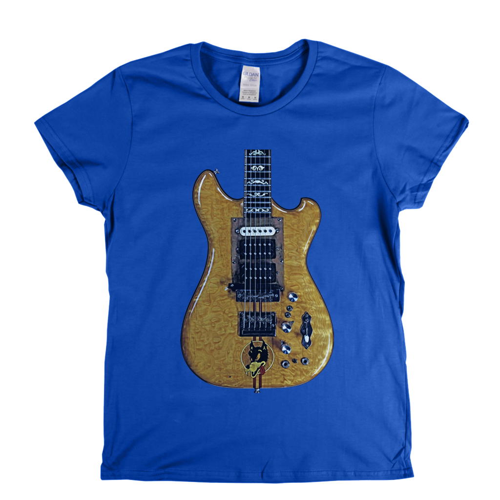 Jerry Garcia Wolf Guitar Womens T-Shirt