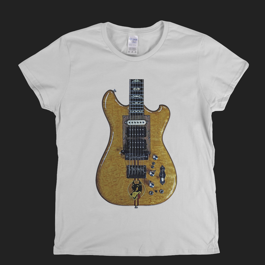 Jerry Garcia Wolf Guitar Womens T-Shirt