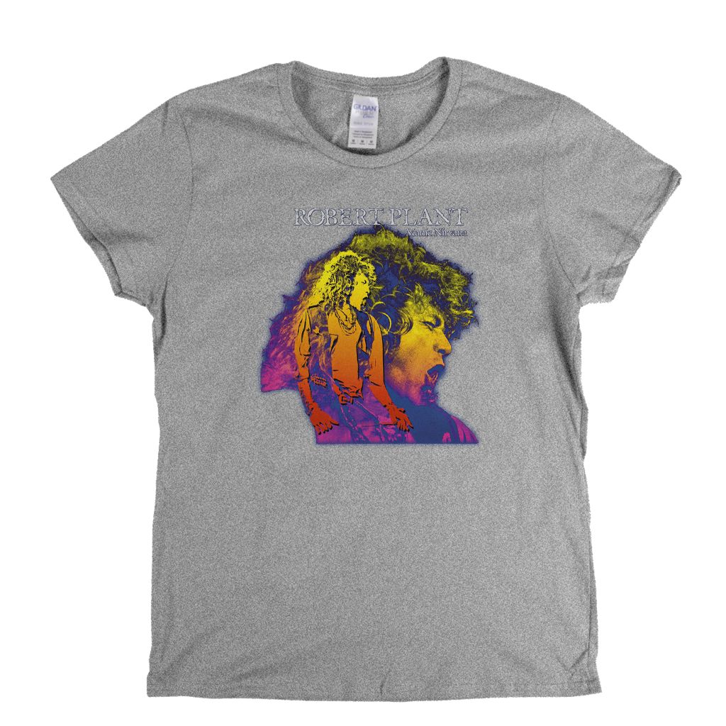 Robert Plant Manic Nirvana Womens T-Shirt