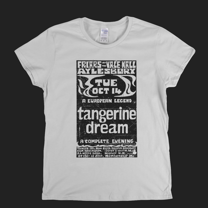 Tangerine Dream Gig Poster Womens T-Shirt