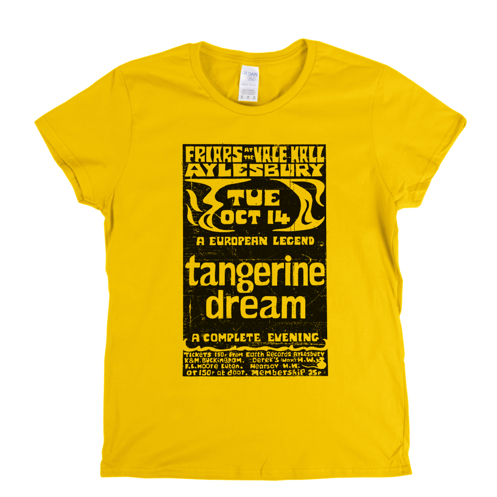 Tangerine Dream Gig Poster Womens T-Shirt