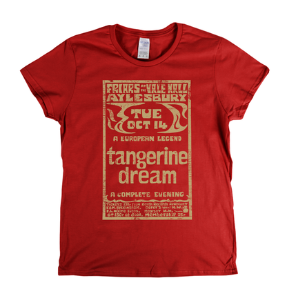 Tangerine Dream Gig Poster Womens T-Shirt