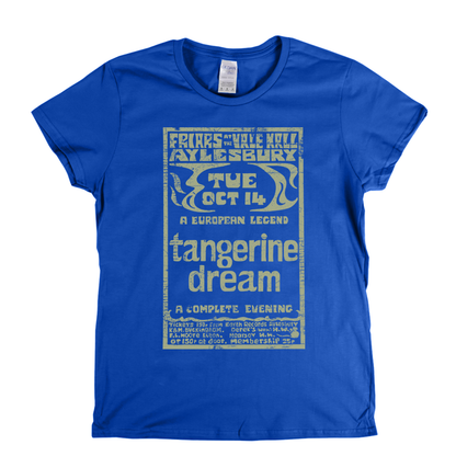 Tangerine Dream Gig Poster Womens T-Shirt