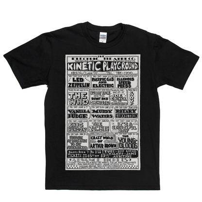 Kinetic Playground Gig Poster T-Shirt