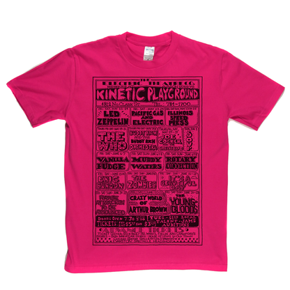 Kinetic Playground Gig Poster T-Shirt