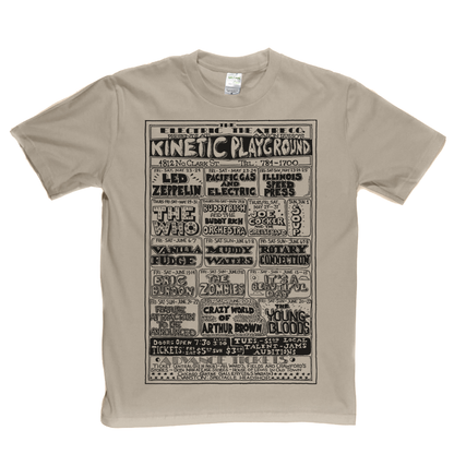 Kinetic Playground Gig Poster T-Shirt