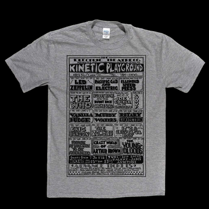 Kinetic Playground Gig Poster T-Shirt