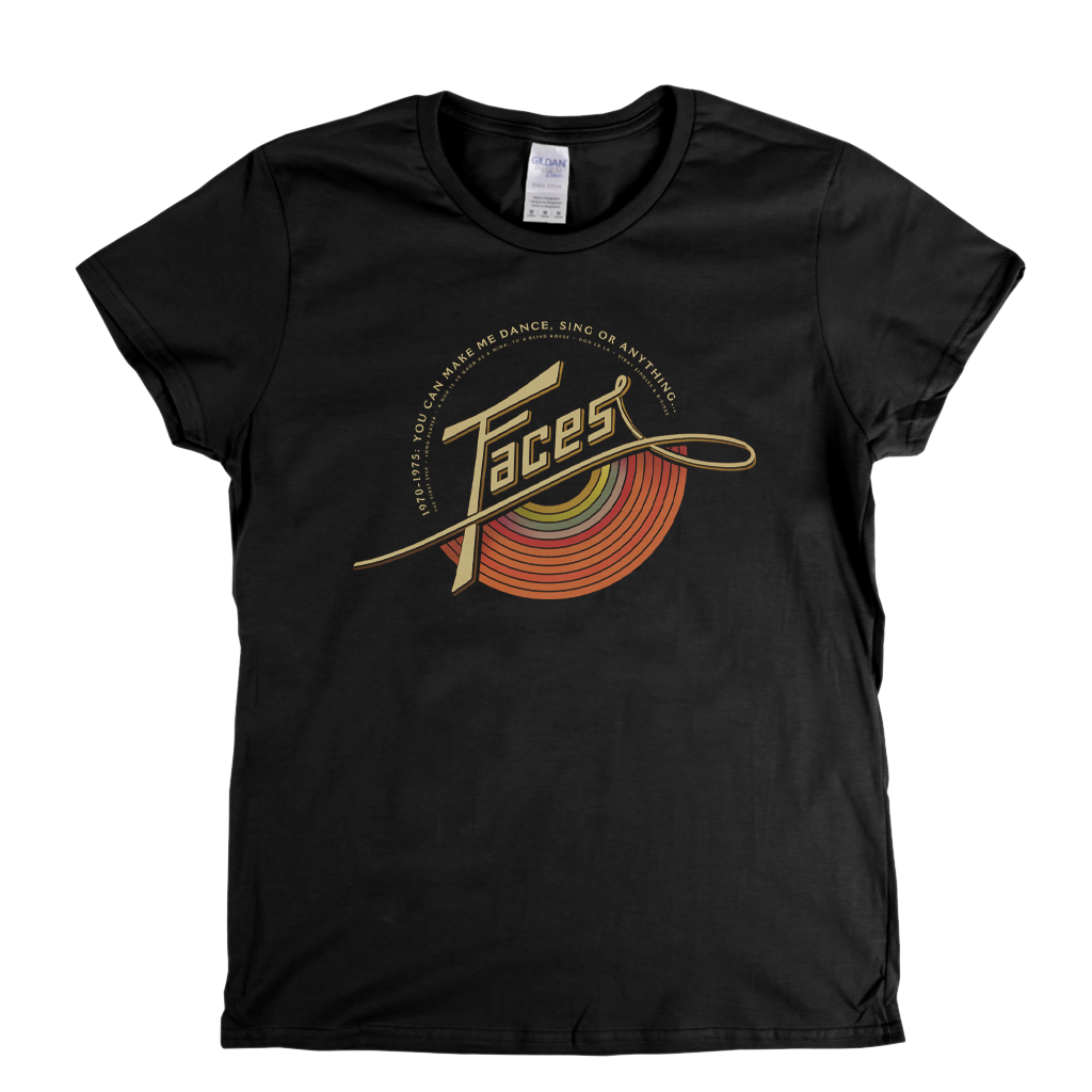 Faces 1970 1975 Womens T-Shirt