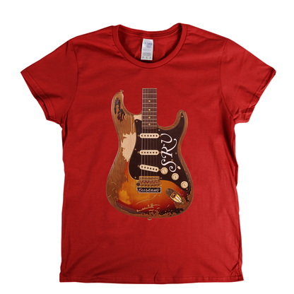 SRV No 1 Guitar Womens T-Shirt