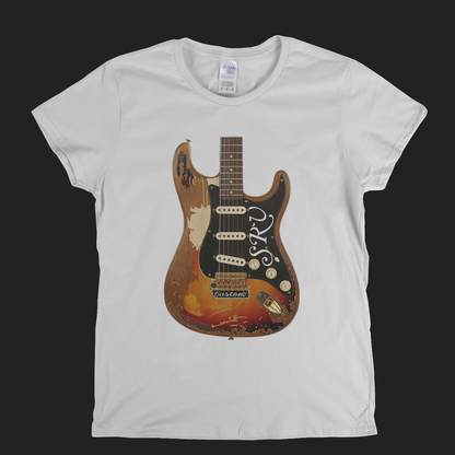 SRV No 1 Guitar Womens T-Shirt