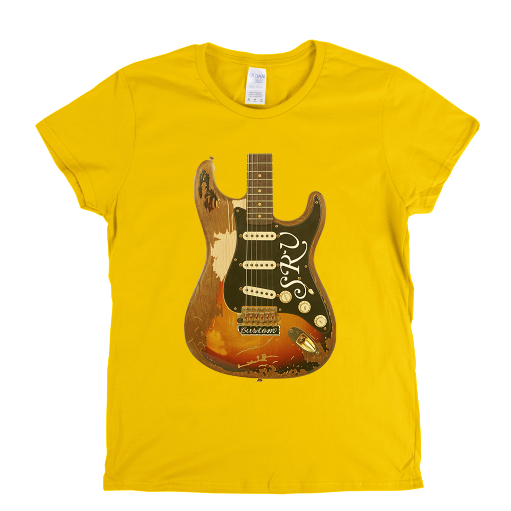 SRV No 1 Guitar Womens T-Shirt