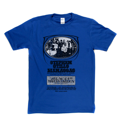 Steven Stills Manassas Gig Poster T-Shirt