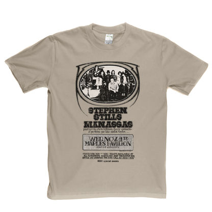 Steven Stills Manassas Gig Poster T-Shirt