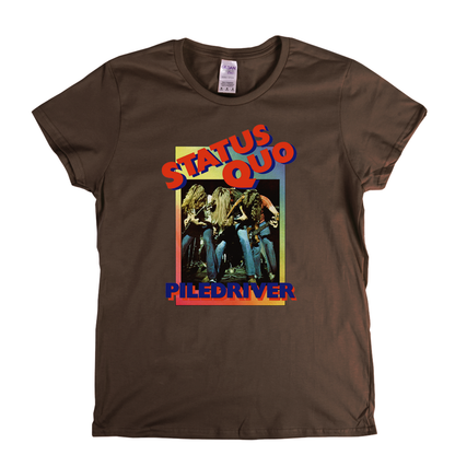 Status Quo Piledriver Womens T-Shirt