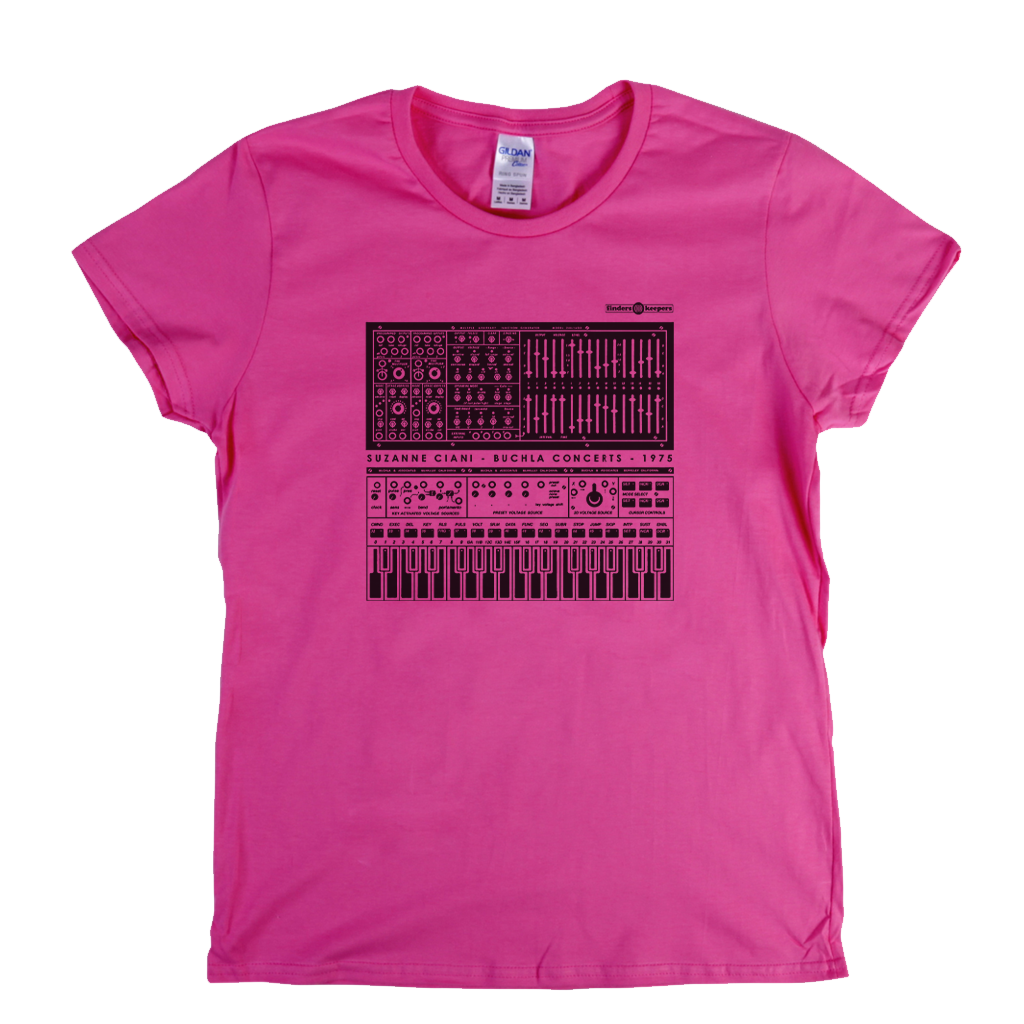 Suzanne Ciani Buchla Concerts 1975 Womens T-Shirt