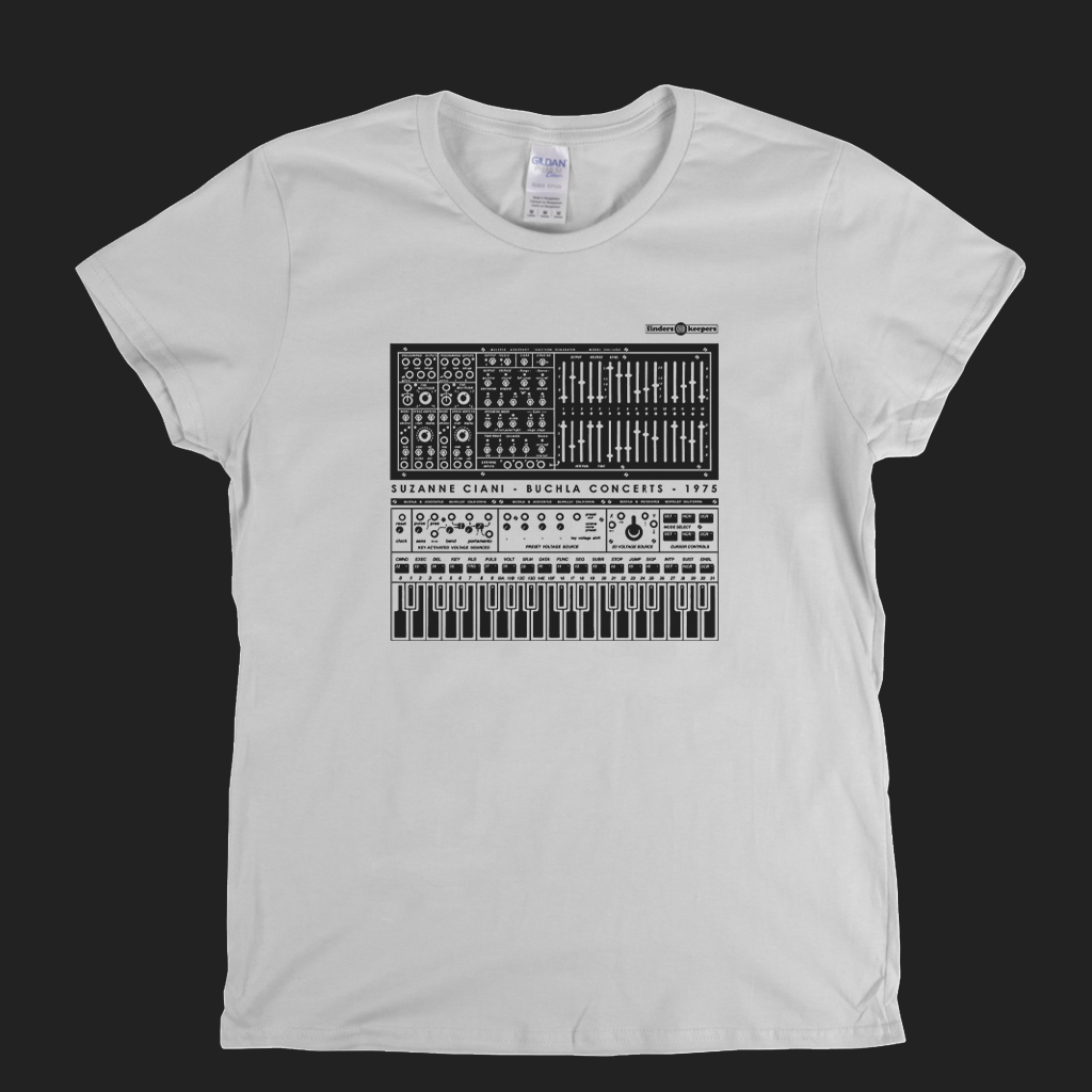 Suzanne Ciani Buchla Concerts 1975 Womens T-Shirt