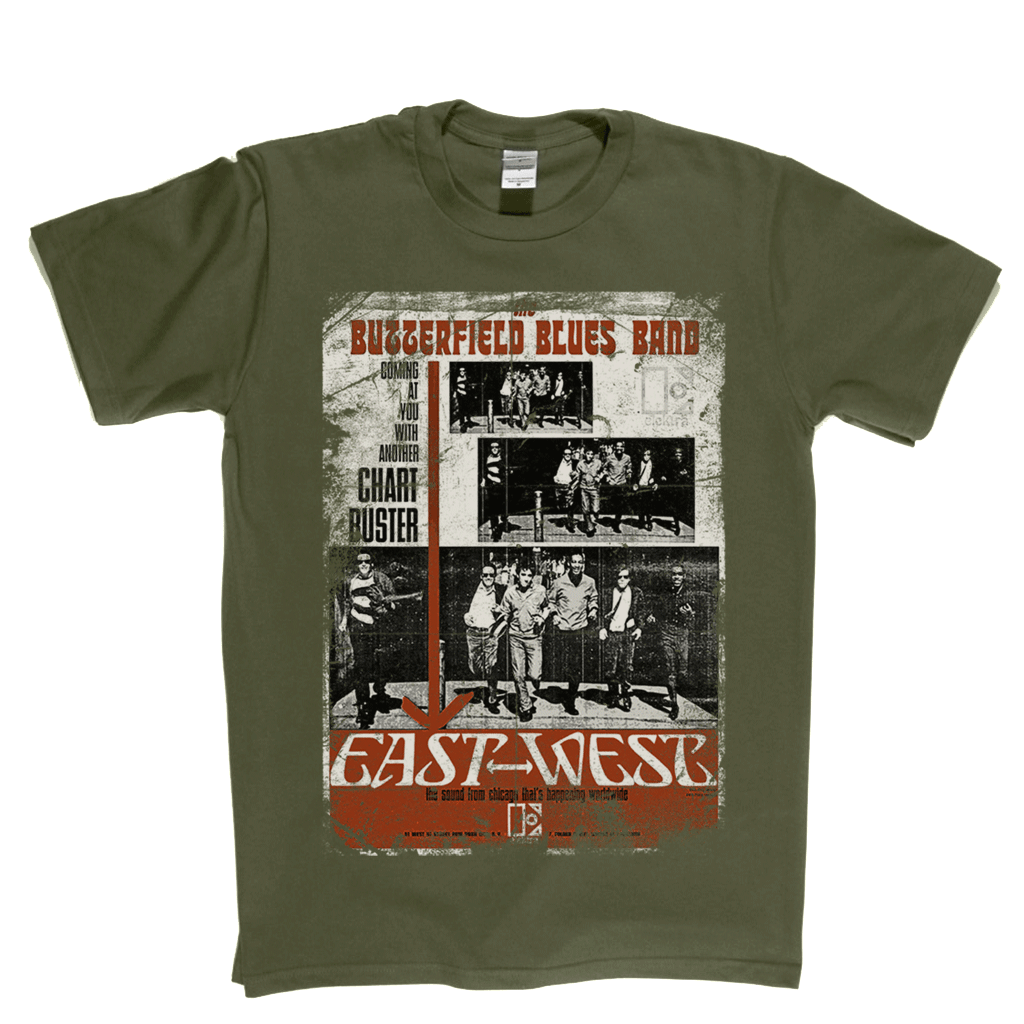 Butterfield Blues Band East West Poster T-Shirt