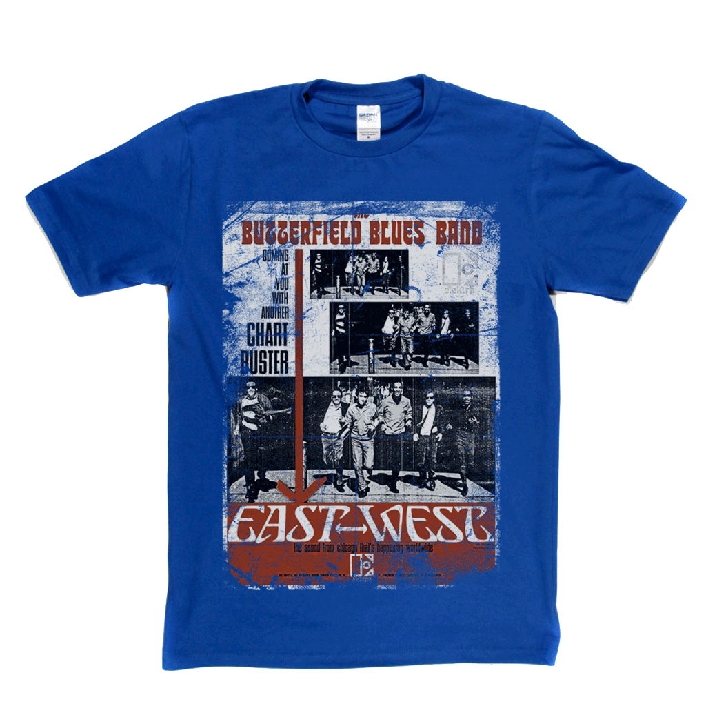 Butterfield Blues Band East West Poster T-Shirt