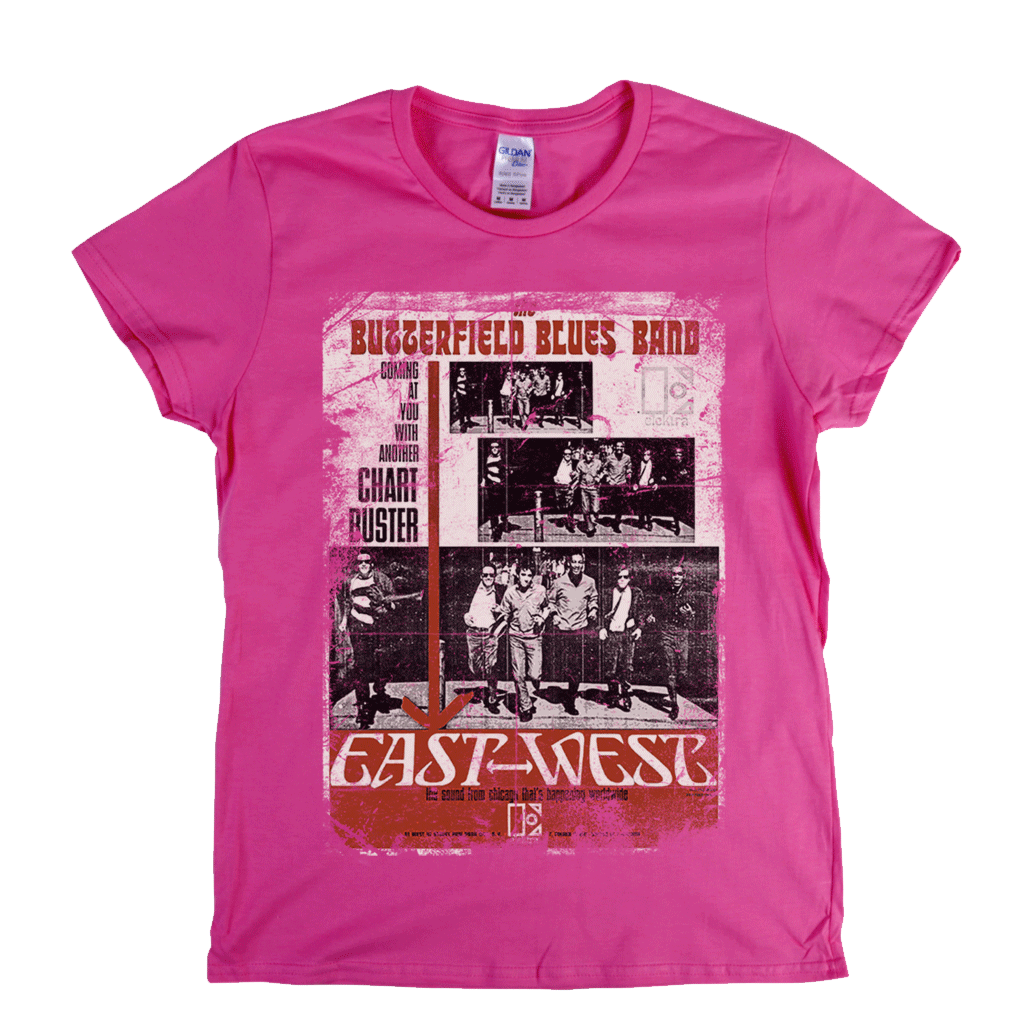 Butterfield Blues Band East West Poster Womens T-Shirt