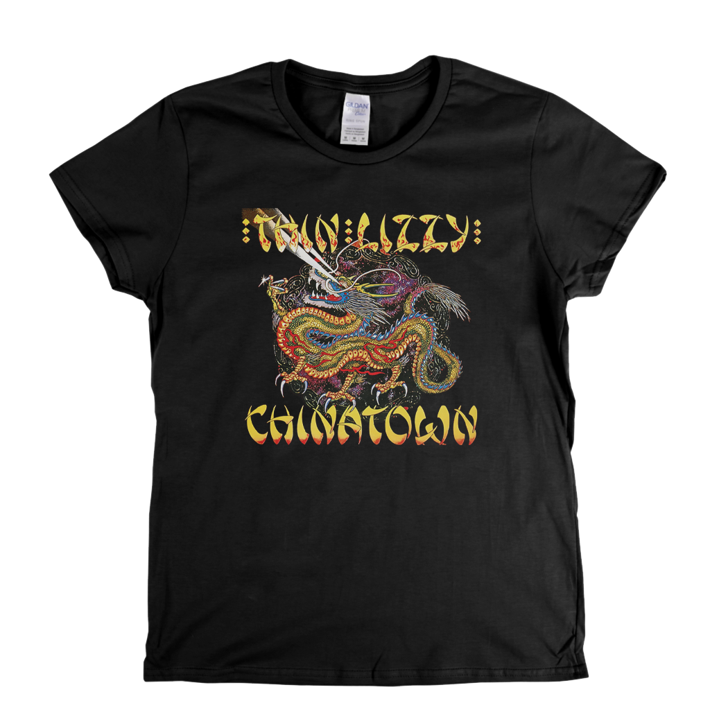 Thin Lizzy Chinatown Womens T-Shirt