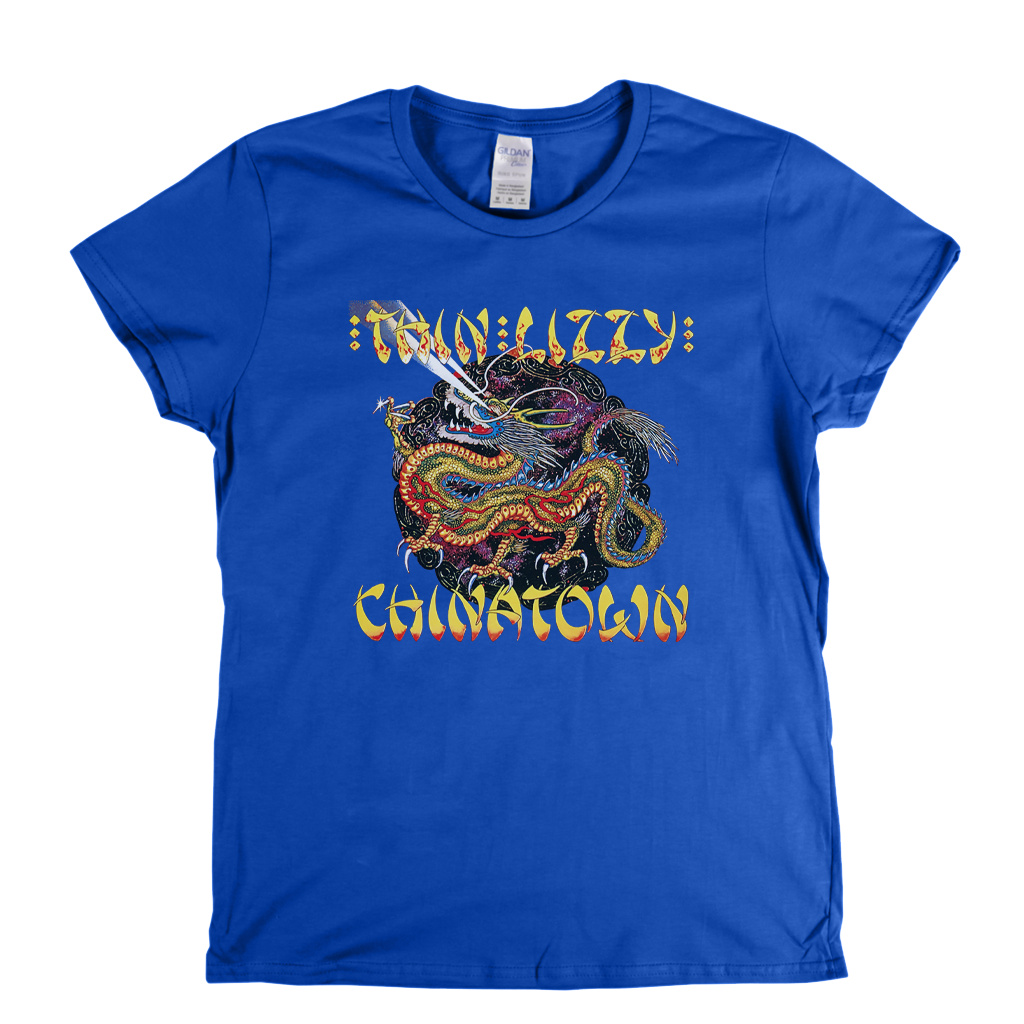 Thin Lizzy Chinatown Womens T-Shirt