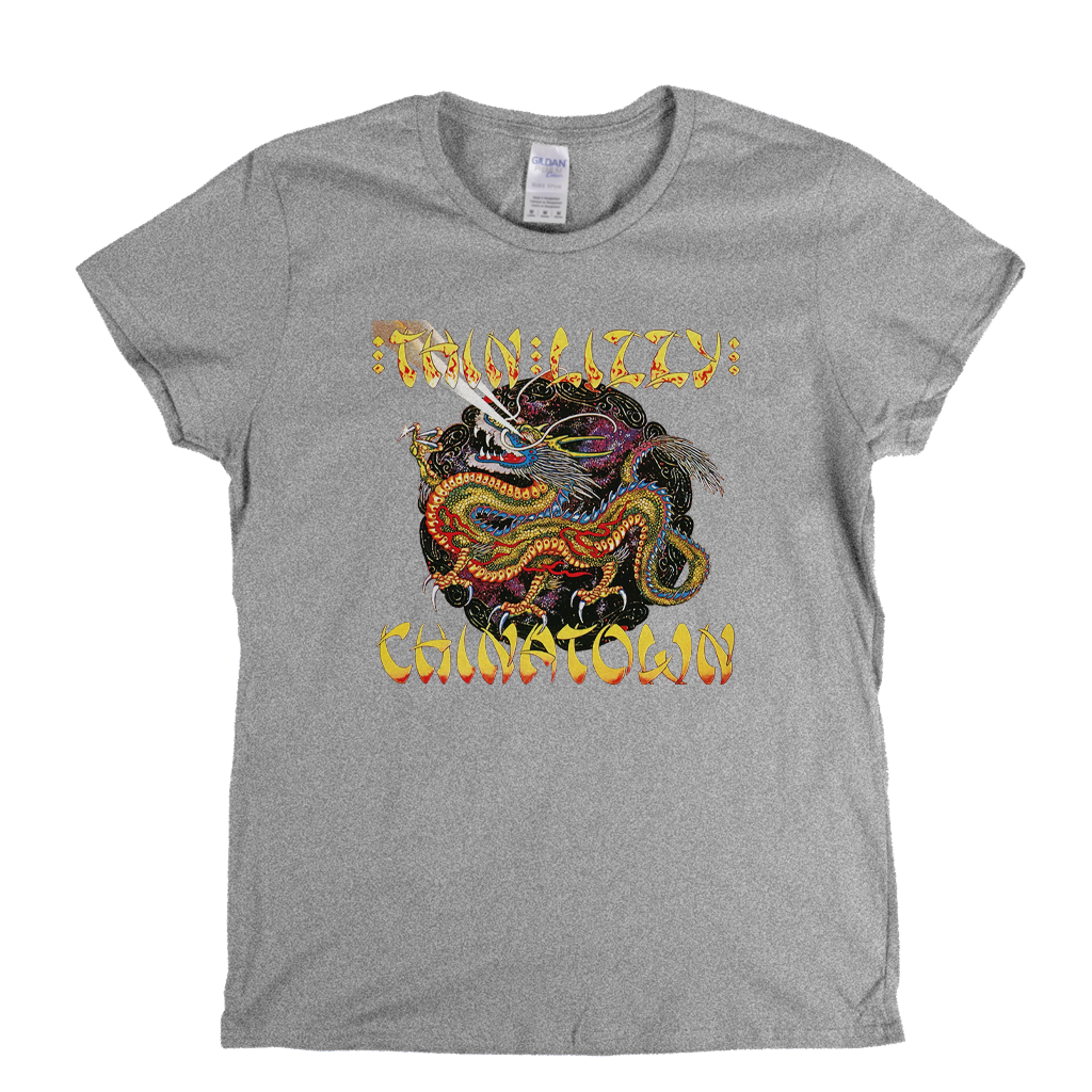 Thin Lizzy Chinatown Womens T-Shirt