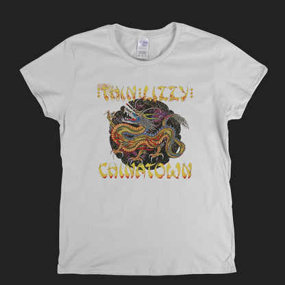 Thin Lizzy Chinatown Womens T-Shirt