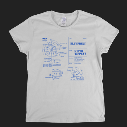 Keith Tippett Blueprint Womens T-Shirt