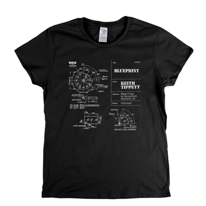 Keith Tippett Blueprint Womens T-Shirt