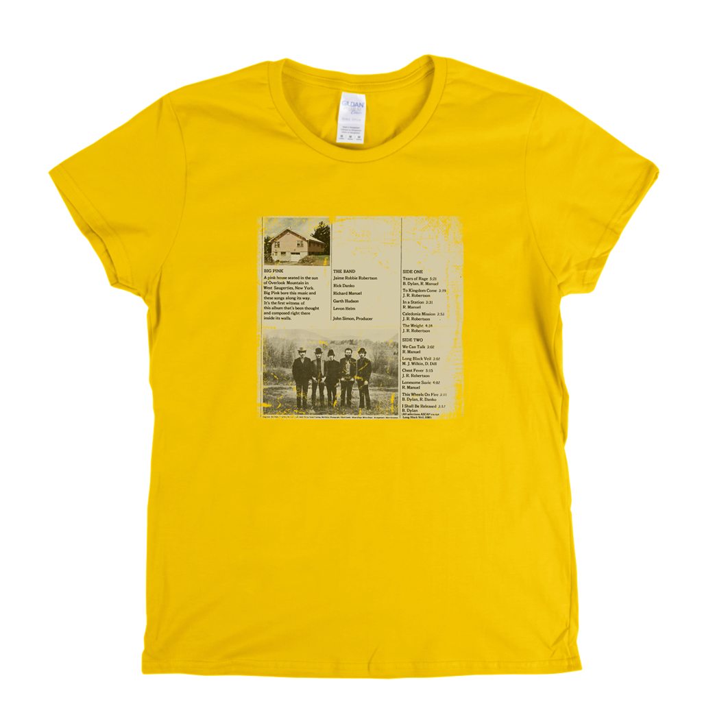 The Band The Big Pink Inner Sleeve Womens T-Shirt