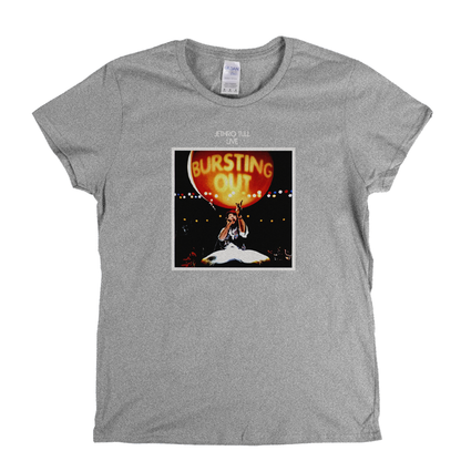 Jethro Tull Live Bursting Out Womens T-Shirt