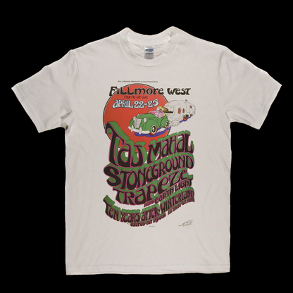 Fillmore West Taj Mahal Poster T-Shirt