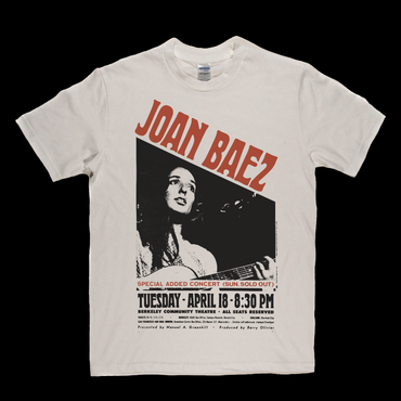 Joan Baez Concert Poster T-Shirt