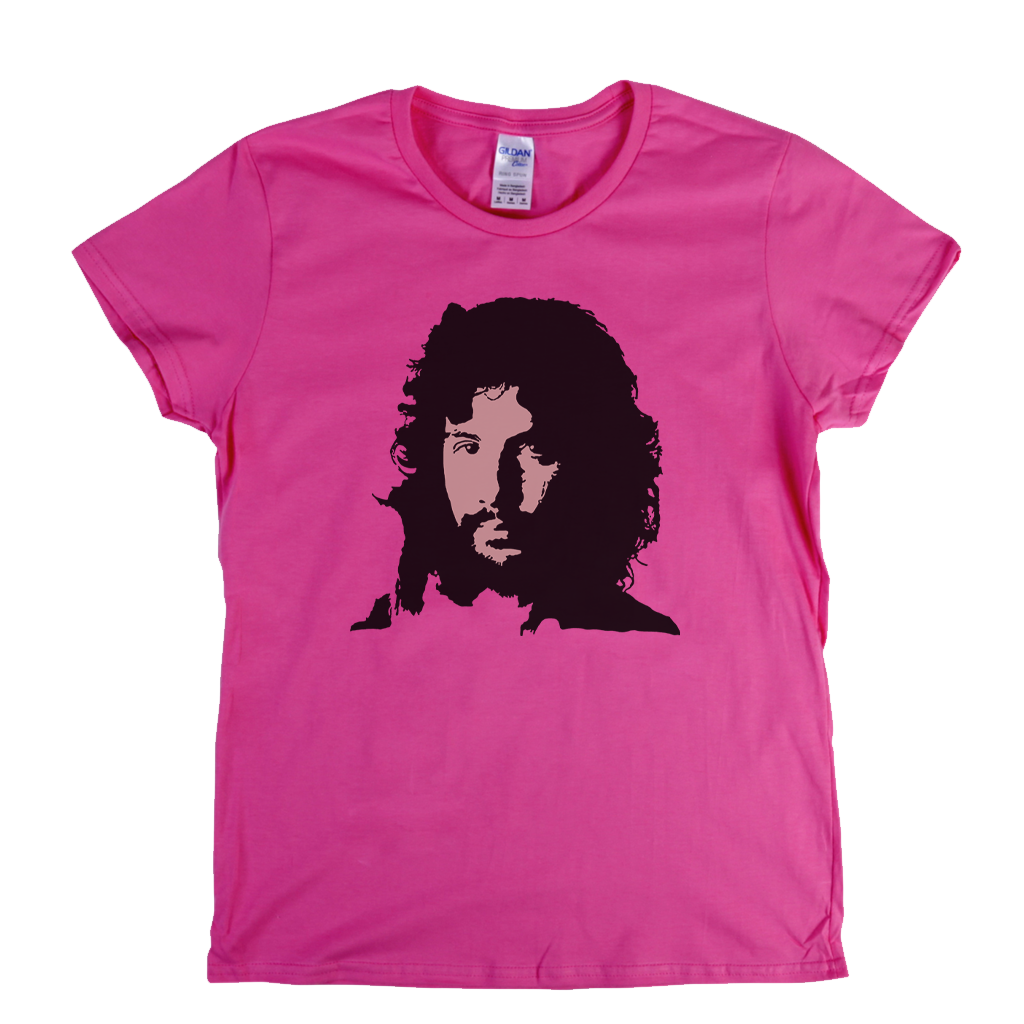 Cat Stevens Portrait Womens T-Shirt