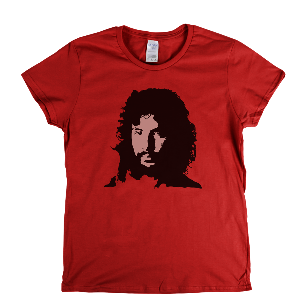 Cat Stevens Portrait Womens T-Shirt