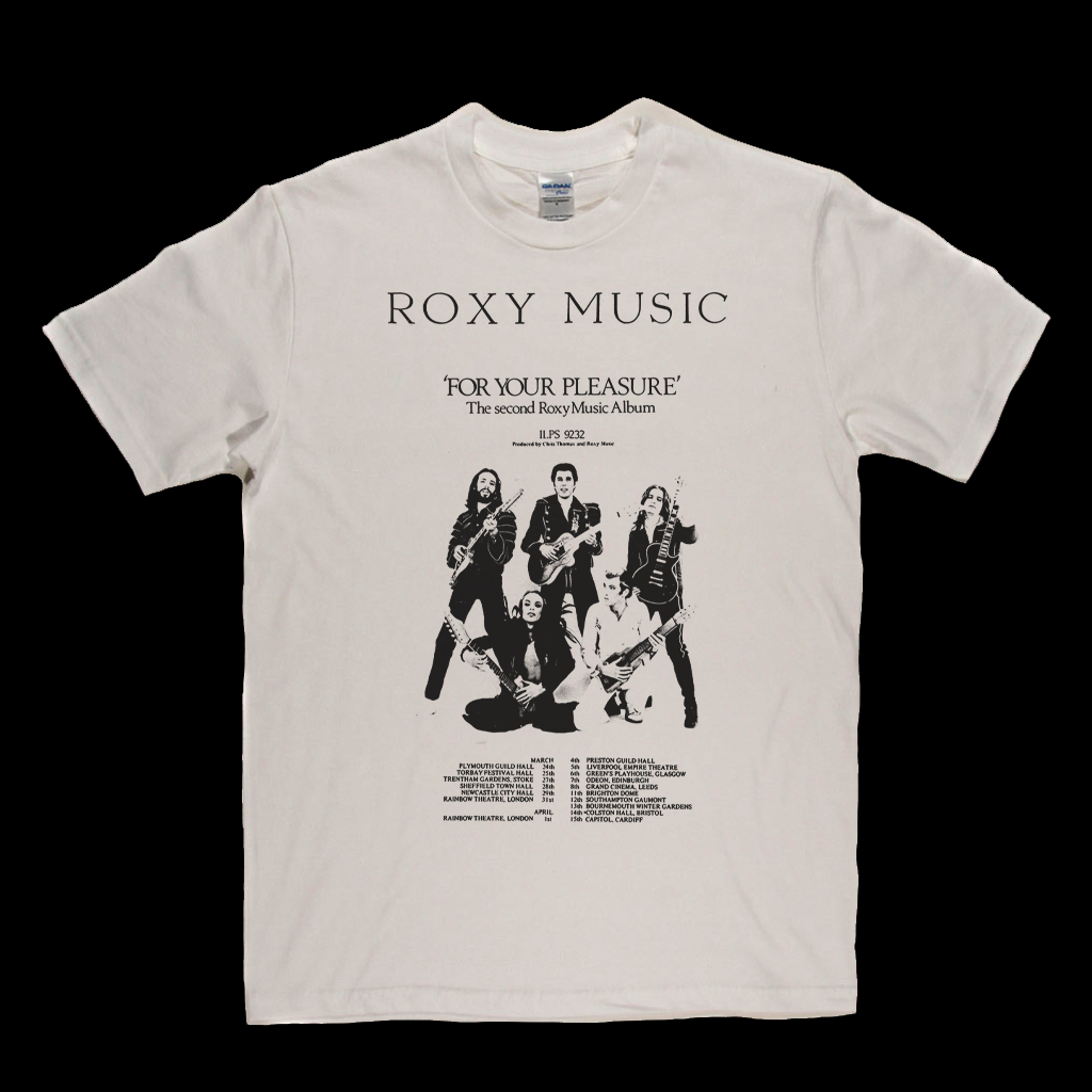 Roxy Music For Your Pleasure T-Shirt Poster