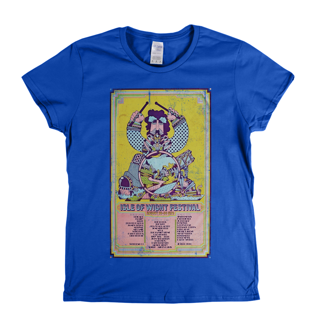 Isle Of Wight Festival Poster 1970 Womens T-Shirt