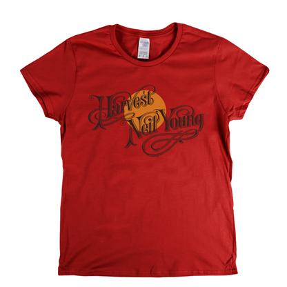 Neil Young Harvest Album Womens T-Shirt