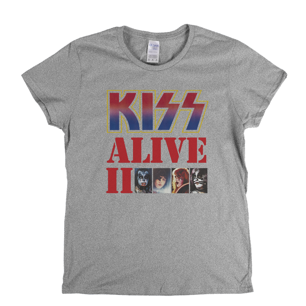 Kiss Alive II Womens T-Shirt