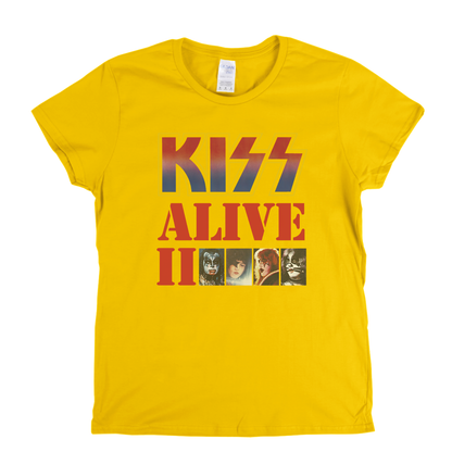 Kiss Alive II Womens T-Shirt