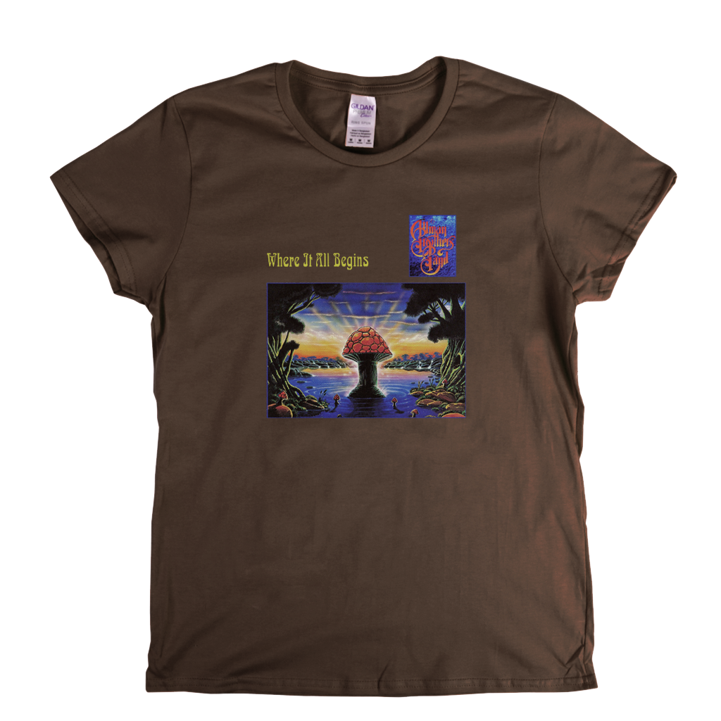 Allman Brothers Band Where It All Begins Womens T-Shirt