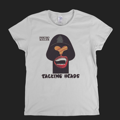 Talking Heads Psycho Killer Poster Womens T-Shirt