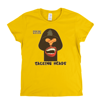 Talking Heads Psycho Killer Poster Womens T-Shirt