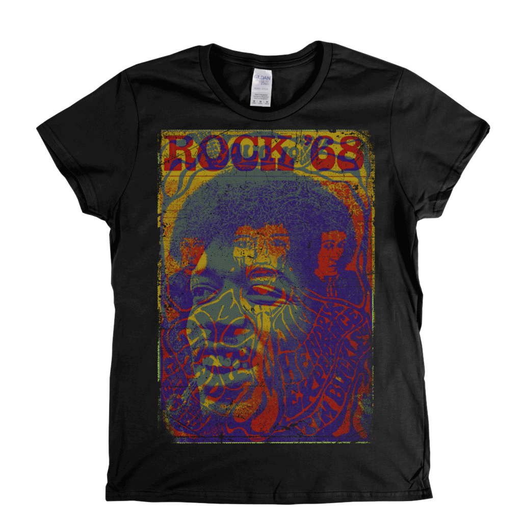 Hendrix Rock 68 Womens T-Shirt